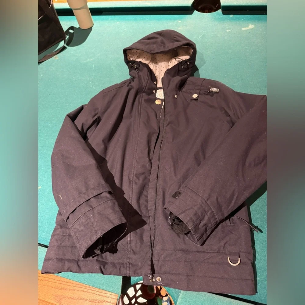 Black Roxy winter coat - Picture 4 of 4